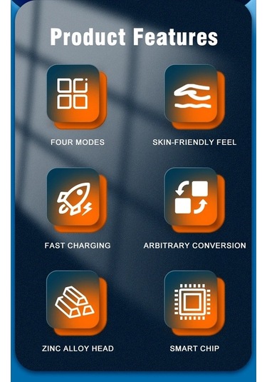 Flybuy 120w 4-in-1 Type-c Cep Telefonu Veri Kablosu, Pd Hızlı Şarj, 2m, Siyah