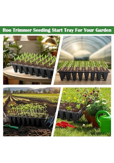 Pazly Tepsileri Taşınabilir Mikrogreens Fide Kabı 32-delik 10 Mv Suntek