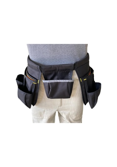 Hunsafety Bel Tipi Alet Çantası Farklı Boyutlarda Ayarlababilir Kemerli 11 Cepli Alet Çantası