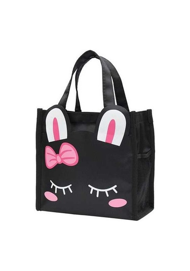 Novahub Yemeği Yalıtımlı Öğle Isı Dinosaurs Çantası-siyah-727 Büyük Altın Hi Altın