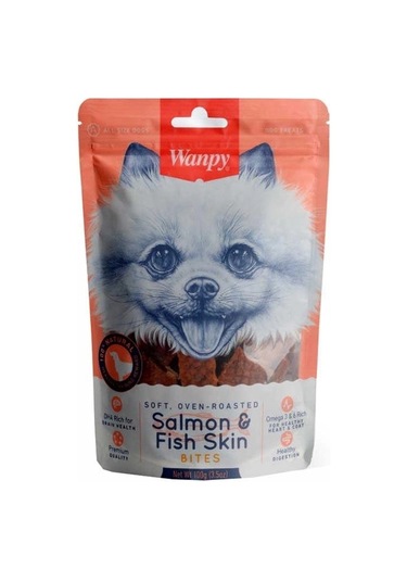 Wanpy Gerçek Somon Dilimleri 100 Gr Köpek Ödülü