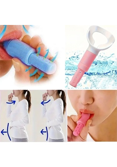 Buffer Taşınabilir Karın Kası Çalıştırıcı Solunum Egzersiz Eğitmeni Nefes Egzersiz Aparatı Siyah