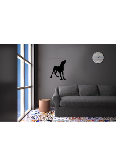 Köpek Folyo Sticker Derstv893 60cm Uzunluk Siyah