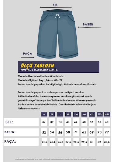 Erkek Siyah Şort - Yan Cepli Beli Lastikli Regular Fit Rahat Kesim Siyah