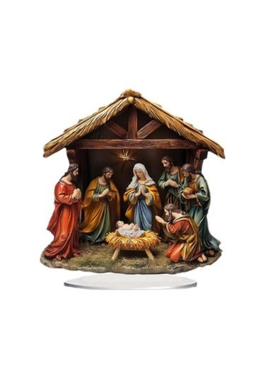 Lijinxu Masaüstü Kapalı Oturma Odası Için İsa Doğum 20cmx20cm