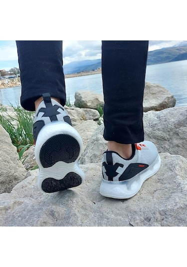 Dunlop 2240 Gri Renk Air Taban Fuspetli Erkek Spor Ayakkabı AYKSAYAK-000520