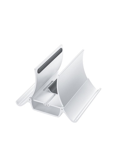 Dikey Dizüstü Bilgisayar Standı Tutacağı Masa Kaymaz Beyaz Diğer