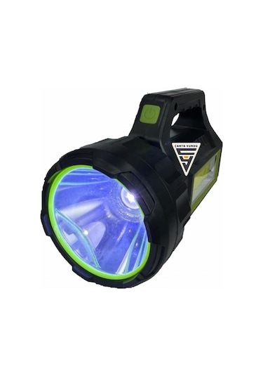 Golda Kama Solar Projektör Şarjlı El Feneri Işıldak