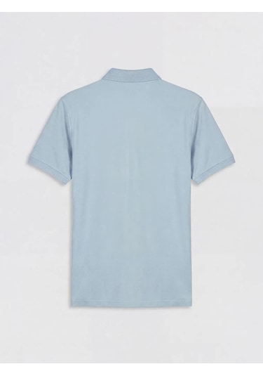 Lc Waikiki Mavi Polo Yaka Standart Fit Erkek Tişört
