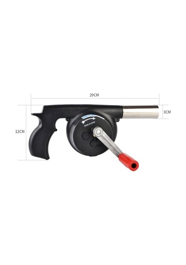 Fortunelane El Tipi Metal Mangal Üfleyici, Manuel Ateşi Barbekü Yardımcısı, Dayanıklı