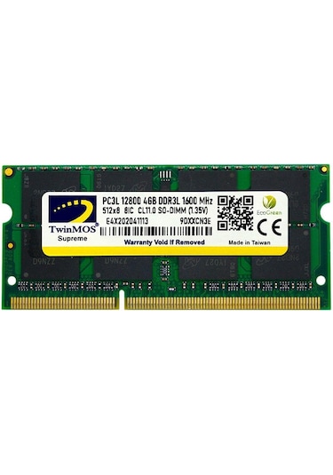 4 GB DDR3 1600 TWINMOS 1.35 CL11 NB MDD3L4GB1600N