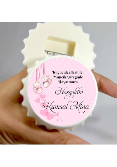 Baskiistiyorumm Hoşgeldin Bebek Açacak Magnet Açacaklı Kapak Şeklinde Magnet (387488134)
