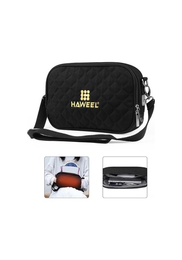 Fastbuy 40-60 C Ayarlanabilir Sıcaklık, 4 Seviye Zamanlayıcı, 4 Cep, Usb Girişli Haweel Hwl2133 Isıtıcı Çantası - Gri, Dijita