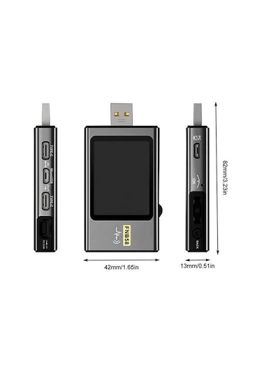 Fnırsı Fnb58 Bluetooth Usb Voltmetre Ampermetre Test Cihazı