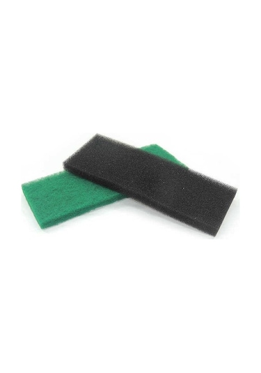 Xy-1810 Siyah-Yeşil Çift Filtre Süngeri 32x12x2 Cm