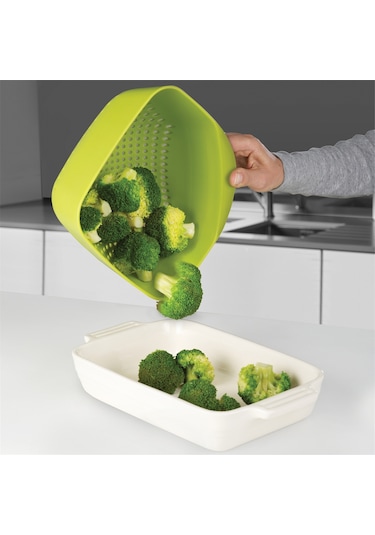 Joseph Joseph Dikdörtgen Kevgir - Yeşil