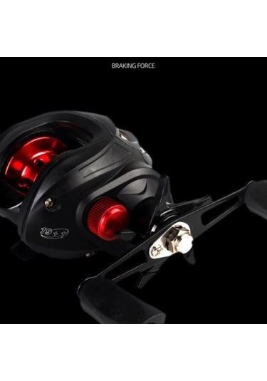 Novahub Kırmızı Yüksek Mukavemetli Balıkçılık Reel, Tuzlu Su Döküm Reel, Sağ El Balıkçılık Malzemeleri