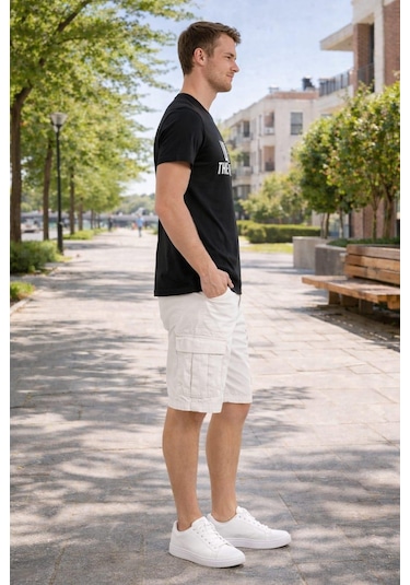 Alexander Gardi Loft Baskılı Basic T-shirt Siyah