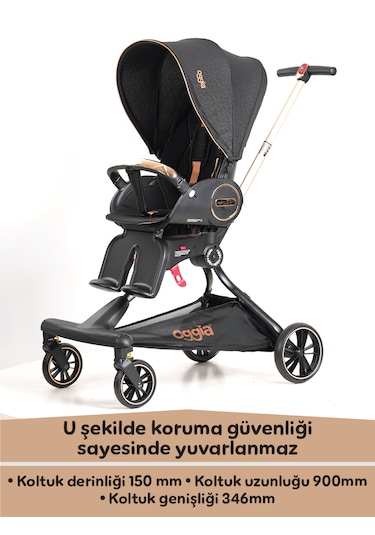 Oggia Bebek Arabası V9 Bej