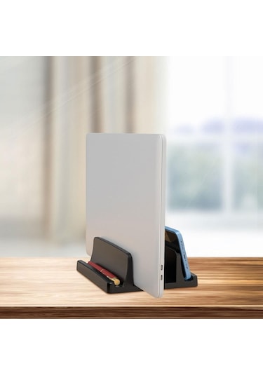 Homyl Dizüstü Bilgisayar Standı Çift Lı Tasarım Ev Siyah