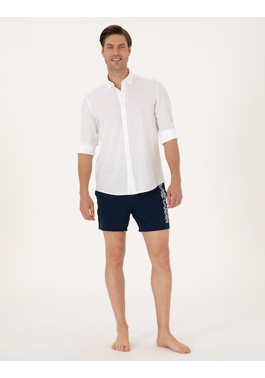 Pierre Cardin Erkek Lacivert Deniz Şortu 50307959-vr033