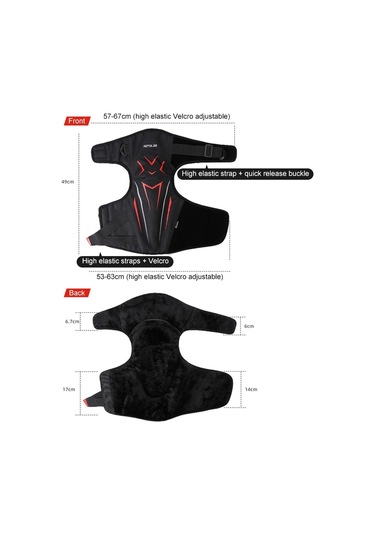 Sones Motolsg 2 İn 1 Motosiklet Bisiklet Sürme Sıcak Polar Yumuşak Koruyucu Dişli Diz Pedleri Beyaz - Siyah