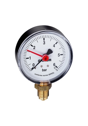 Caleffi  Eğimli Basınç Düşürücü Vana 3/4''ve Basınç Saati 1/4''