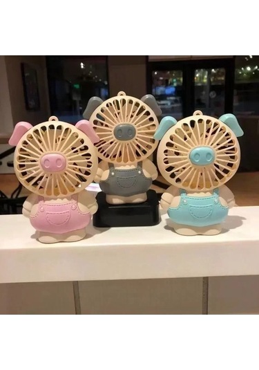 Tongxida Yeni Küçük Sessiz Taşınabilir Fan, Dahili Aydınlatma, Uygun Ev Dekorasyonu İçin