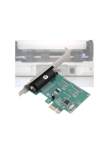 Shineyee Pcı-e'den Db25 Yazıcı Bağlantısına Dönüştürücü St38 - 1.5 Mb/s Hız, Spp/epp/ecp Desteği, Plug&play, Wch382l Çip