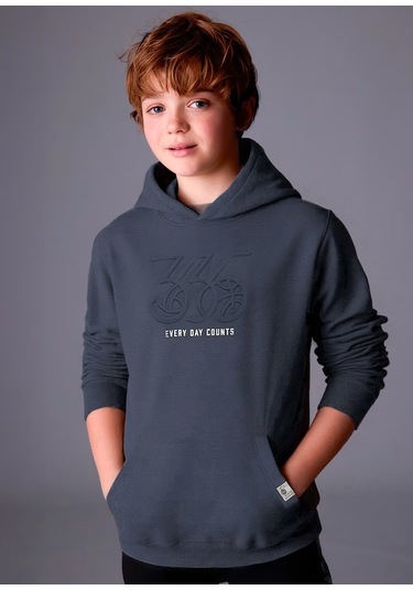 Mayoral Erkek Çocuk Kapüşonlu Sweatshirt 7401 Lacivert