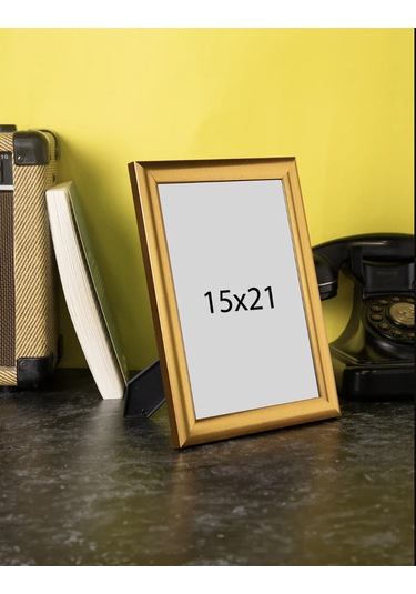 15x21 Gold Ayaklı Resim Fotoğraf Çerçevesi