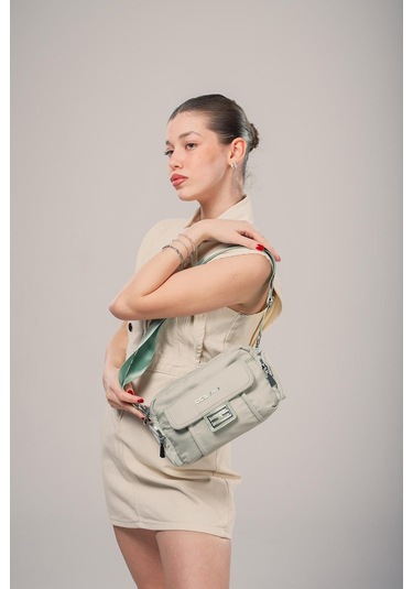 Ççs Kadın 17890 Omuz Çantası Yeşil