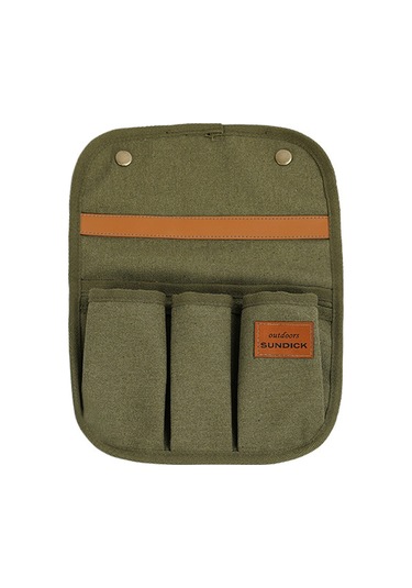 Sundick Kamp Sandalyesi Kol Dayama Saklama Çantası Hafif Sağlam, Yeşil