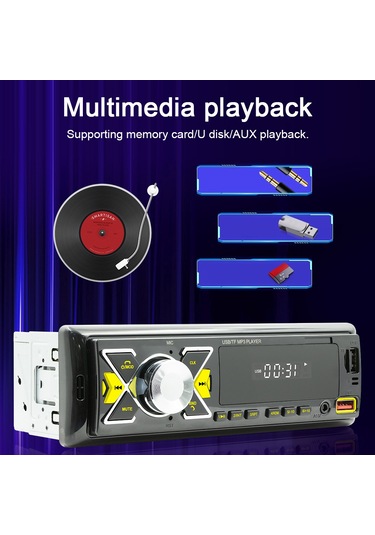 Symbee Araç Ses Sistemi: Bluetooth, Mp3 Çalar, Sesli Asistan Ve Fm Radyo İle Çok Fonksiyonlu Otomobil Müzik Cihazı