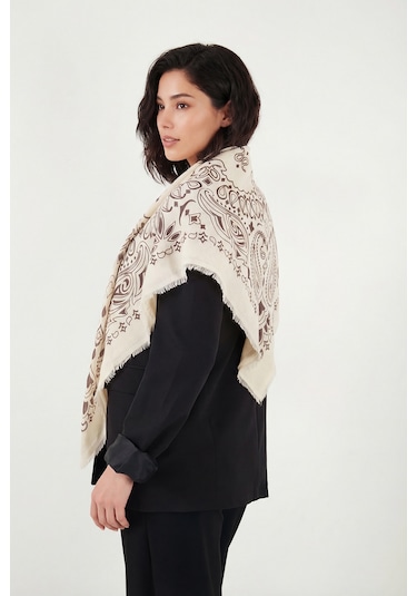 Lela Bayan Şal 6941400 Vizon