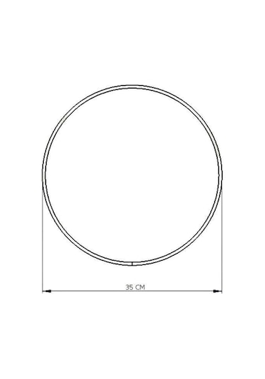 Edora Home 8'li Metal Yuvarlak Supla, Gümüş Amerikan Servis, Halka Runner - Paslanmaz Gümüş