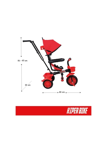 Rival RV501 Hiper Bike Kontrollü 3 Tekerlekli Bisiklet