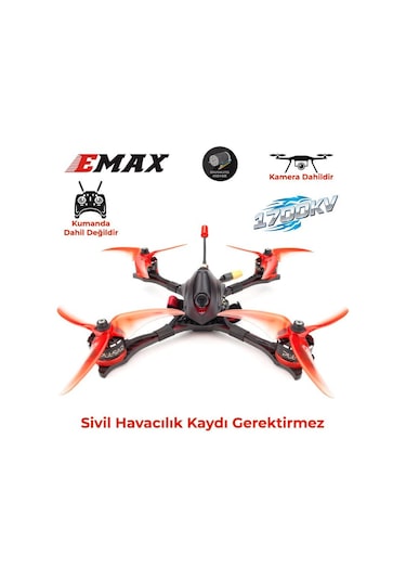 Emax Hawk Pro 5 Inch 4s-6s Pnp Kameralı Fpv Racing Drone 1700kv W/caddx Ratel Kamera Kumanda Hariç