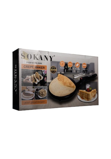 Sokany SK-5208 650 W Krep Makinesi