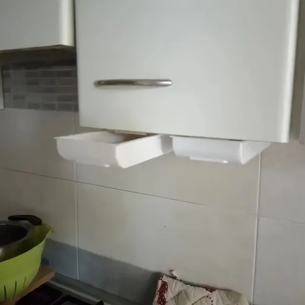 Topnotch Siyah 1 Adet Yapışkanlı Çekmece, Masa Altı Kalemlik Ve Saklama Kutusu Siyah