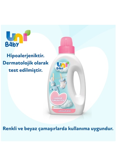 Uni Baby Hipoalerjenik Çamaşır Yumuşatıcısı 1500 ML 3 Adet