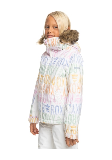 Roxy Jet Ski Kız Çocuk Snowboard Montu Beyaz