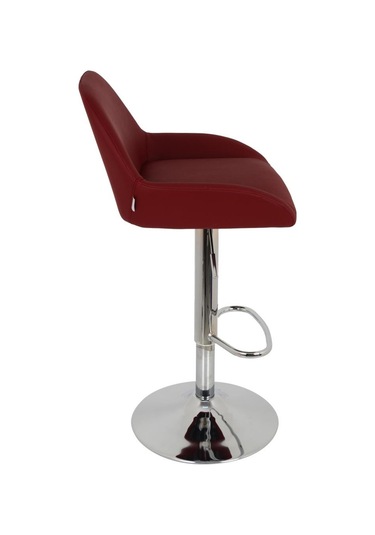 Bürocci Texas Bar Taburesi - Kahverengi Deri - 9506S0121 Çok Renkli