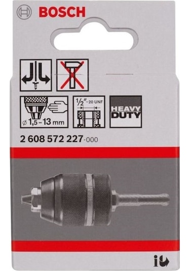 Bosch SDS-Plus Anahtarsız Uç Takma Mandreni 1.5-13 MM