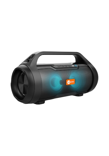 Lecoo DS154 30W Kablosuz Bluetooth 5.0 RGB Aydınlatmalı TWS Stereo Boombox Taşınabilir Hoparlör