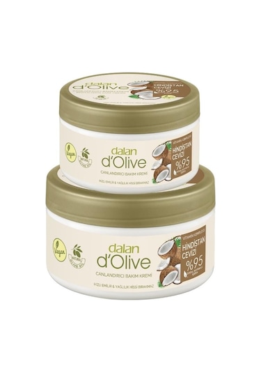 Dalan D Olive Vitamin Kompleks Hindistan Cevizi Canlandırıcı Bakım Kremi 250 Ml + 150 Ml
