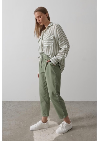 Modasize Pantolon - Haki Haki