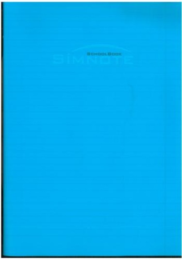 Sim Dikişli Defter A4 Pp Kapak Çizgili 60 Yp Mavi