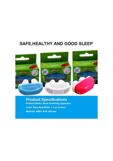 Hangfox Göğüs Ağzı Tıkanıklığı Ve Horlama Engeli, Silikon Akıllı Solunum Destek Cihazı, Beyaz