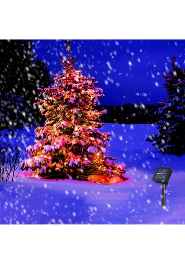 Enerji Tasarruflu Güneş Tüpü Dize Işık 22m 200 Lamba Boncuk 8 Fonksiyonlar 12 Diğer